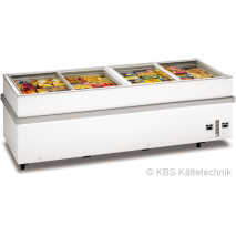 Tiefkühltruhe ECO 450 mit Glasschiebedeckel - GastroHeld Online Shop